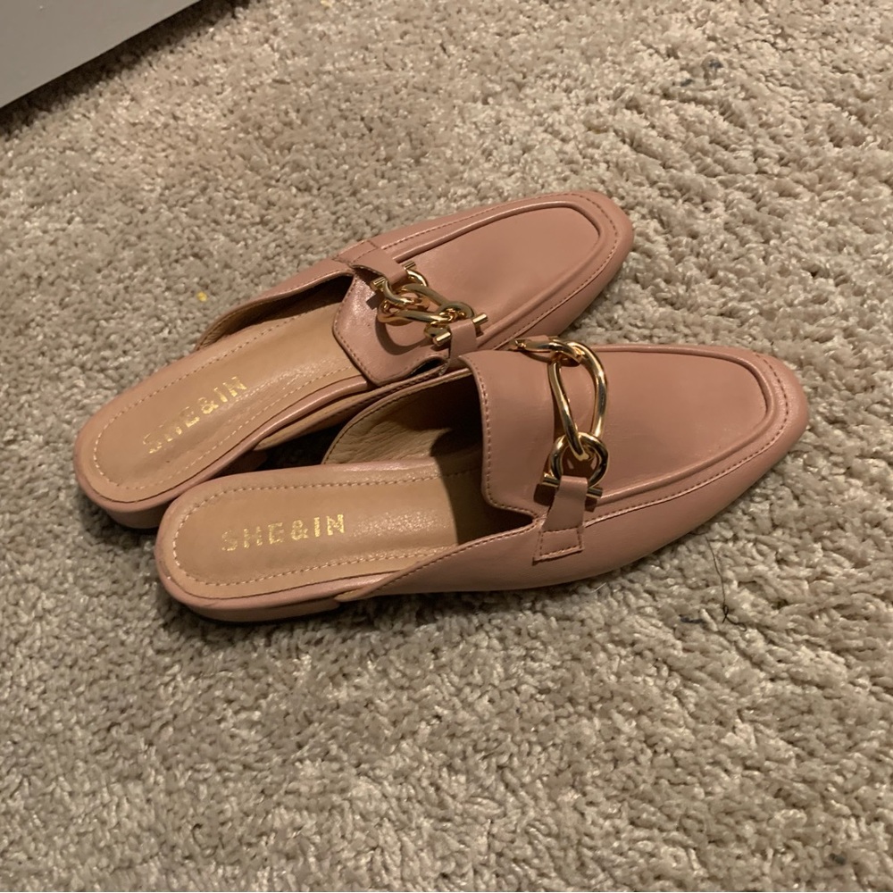 Slip in flats , nude/pink